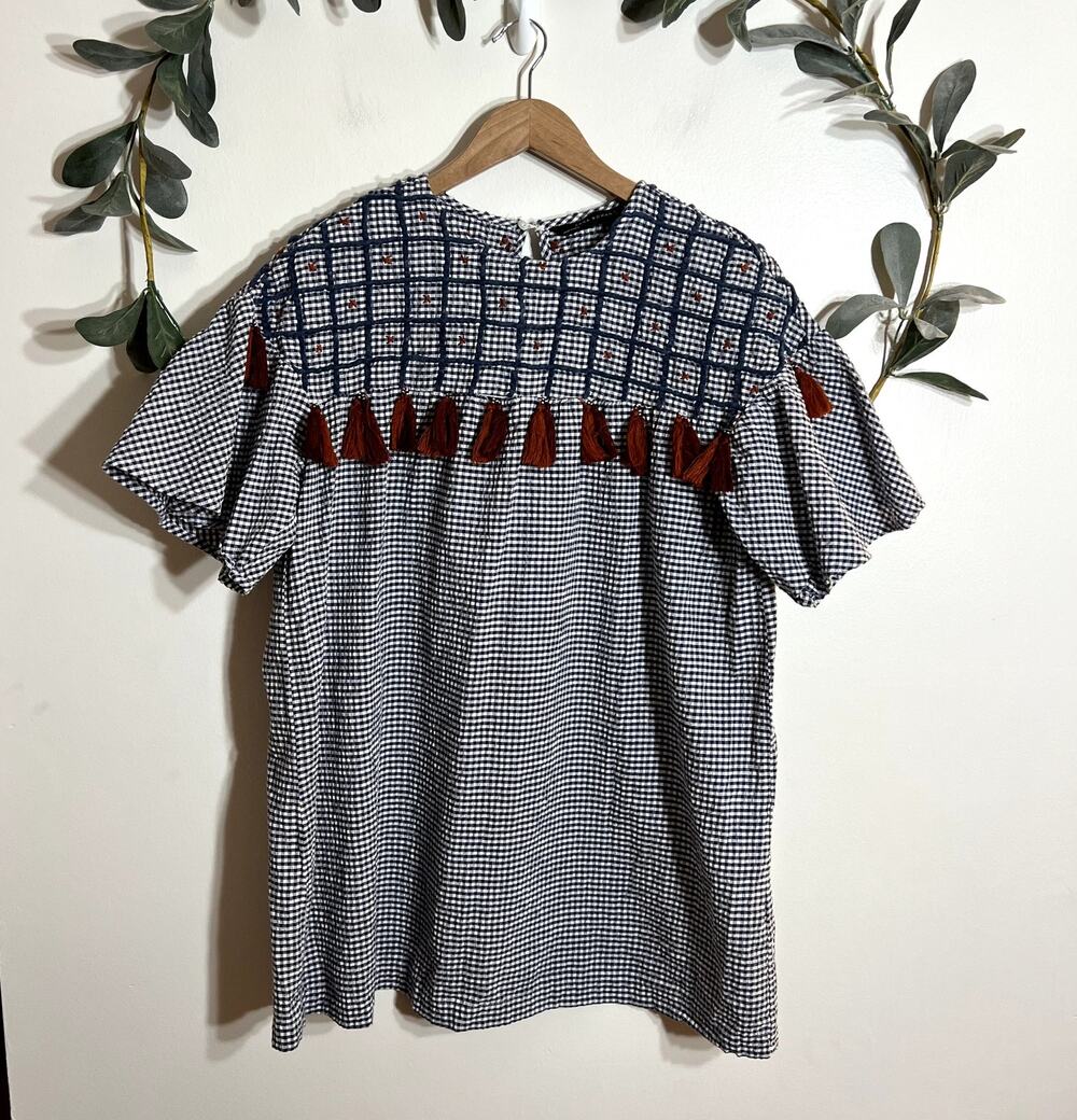 Zara Seersucker Dress LAST CALL